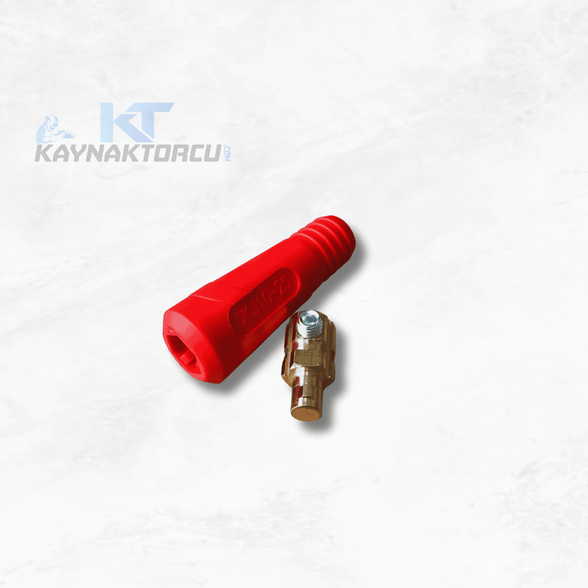10 - 25 mm. Kablo Erkek Bağlantı Elemanı - Kırmızı