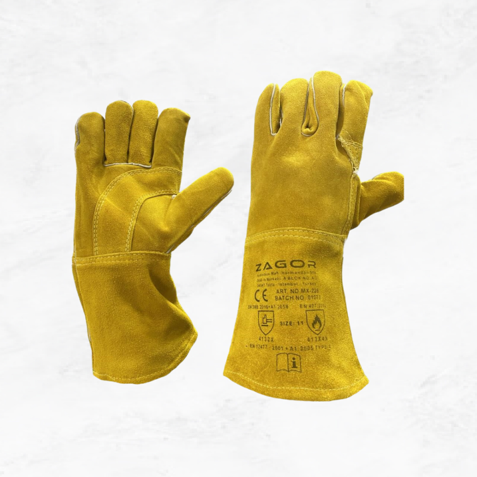 Zagor MX 228 Kaynakçı Eldiveni Avuç İçi Destekli