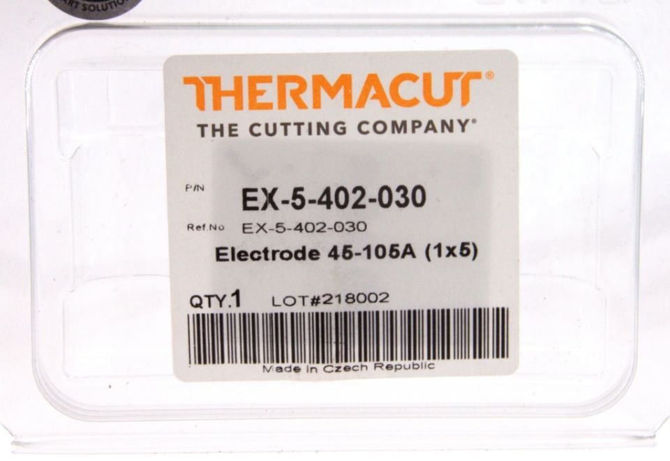 Thermacut EX-5-402-030 Plazma Elektrodu 105 Amper