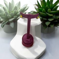 Çelik Gold Halka Kalp motifli pandora  Küpe