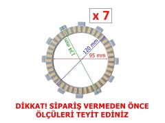 CF Moto NK 250 Debriyaj Balata Seti 7Li