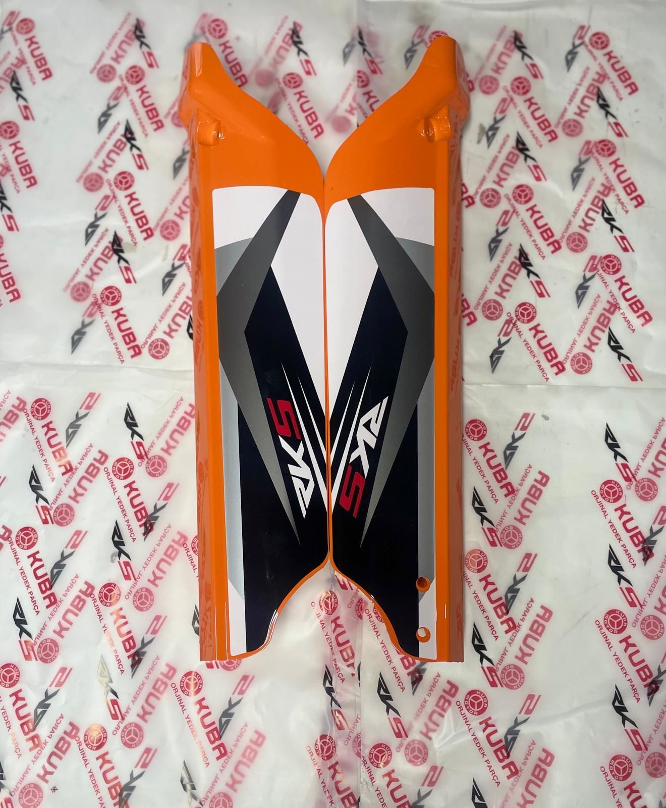 Rks Cross Rt 250 Ön Amortisör Kapağı Sağ-Sol Turuncu