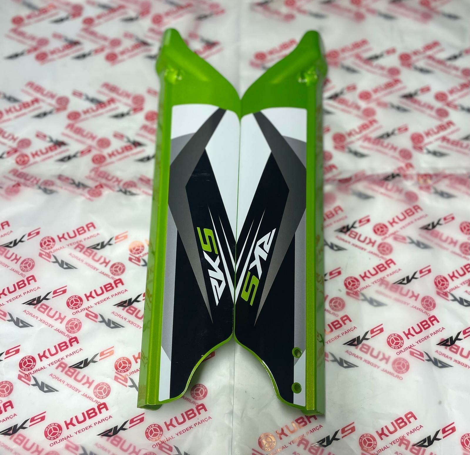 Rks Cross Rt 250 Ön Amortisör Kapağı Sağ-Sol Yeşil