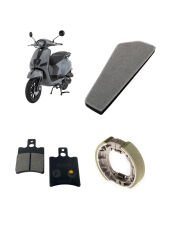 Mondial Wing 50 Bakım Seti Ön-Arka Balata Ve Hava filtresi