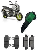 RKS Reale 125 Bakım Seti Ön-Arka Balata Ve Hava filtresi