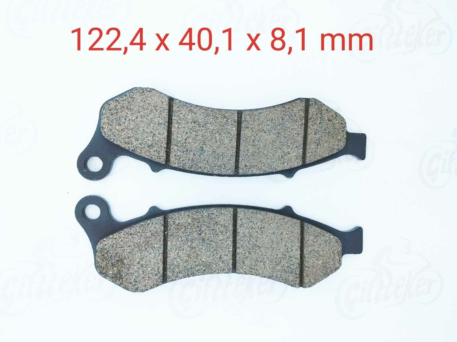 ÖN FREN DİSK BALATASI (CBS) KD125 F KIDEN