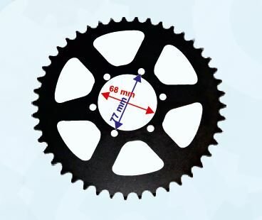 RX3 EVO ARKA DİŞLİ 520-45T İÇ 68 mm 6 DELİKLİ
