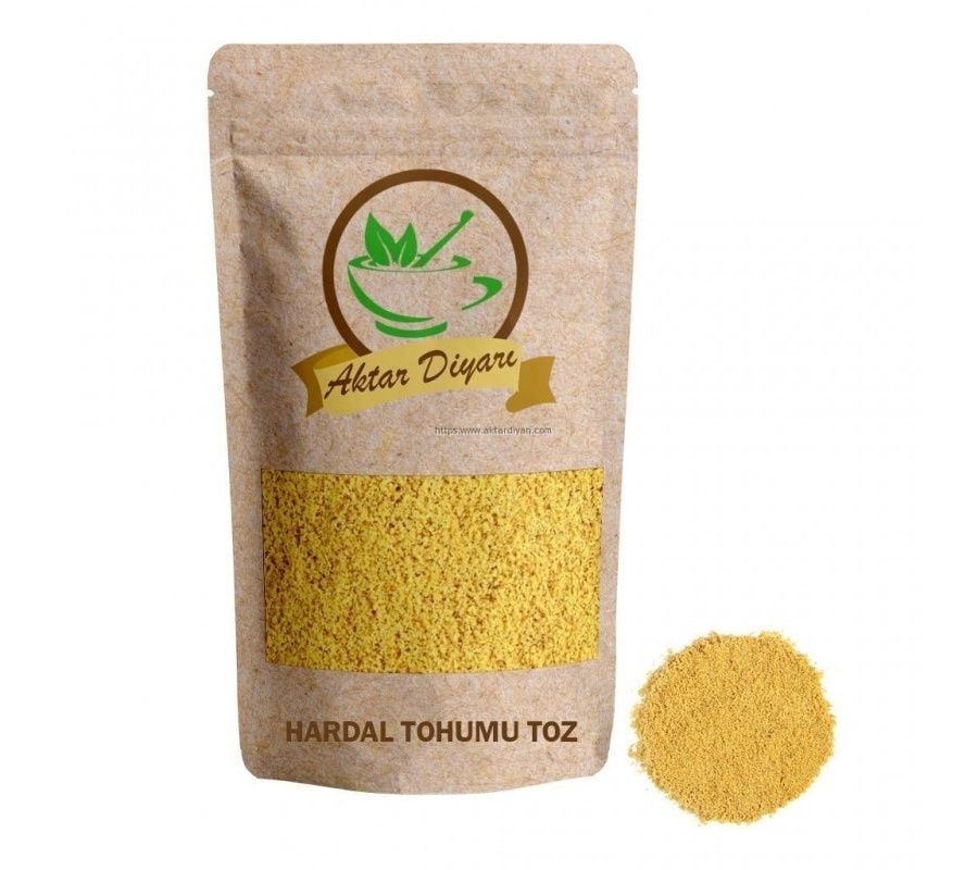Hardal Tohumu Sarı Öğütülmüş