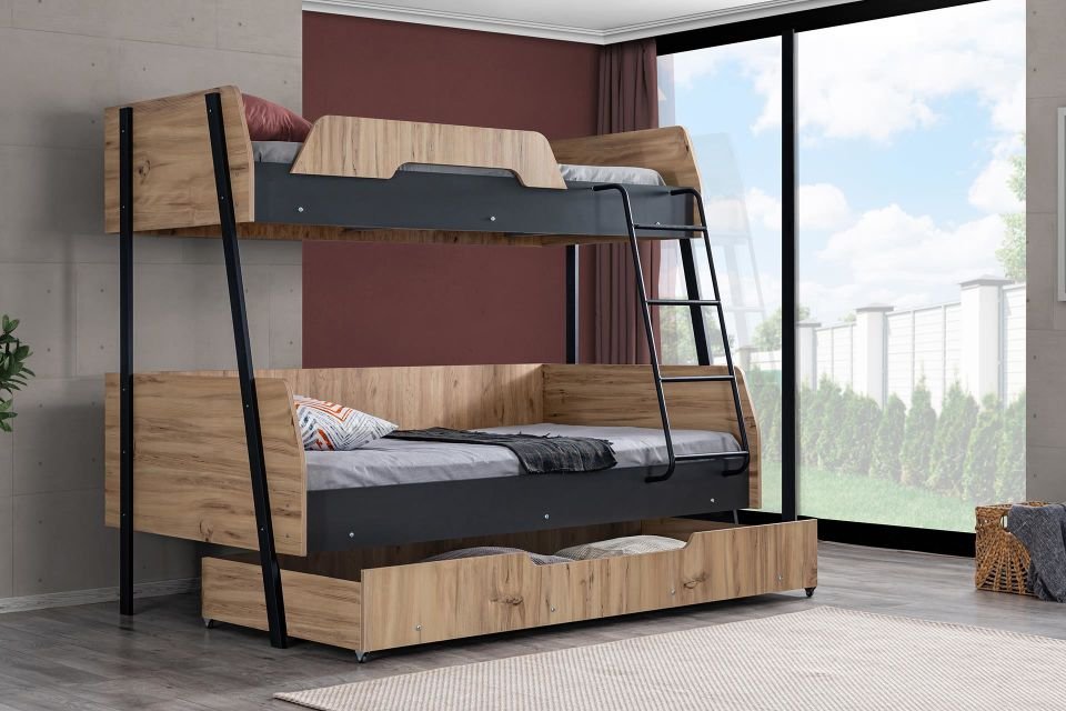 Alba Yavrulu Geniş Ranza Antrasit