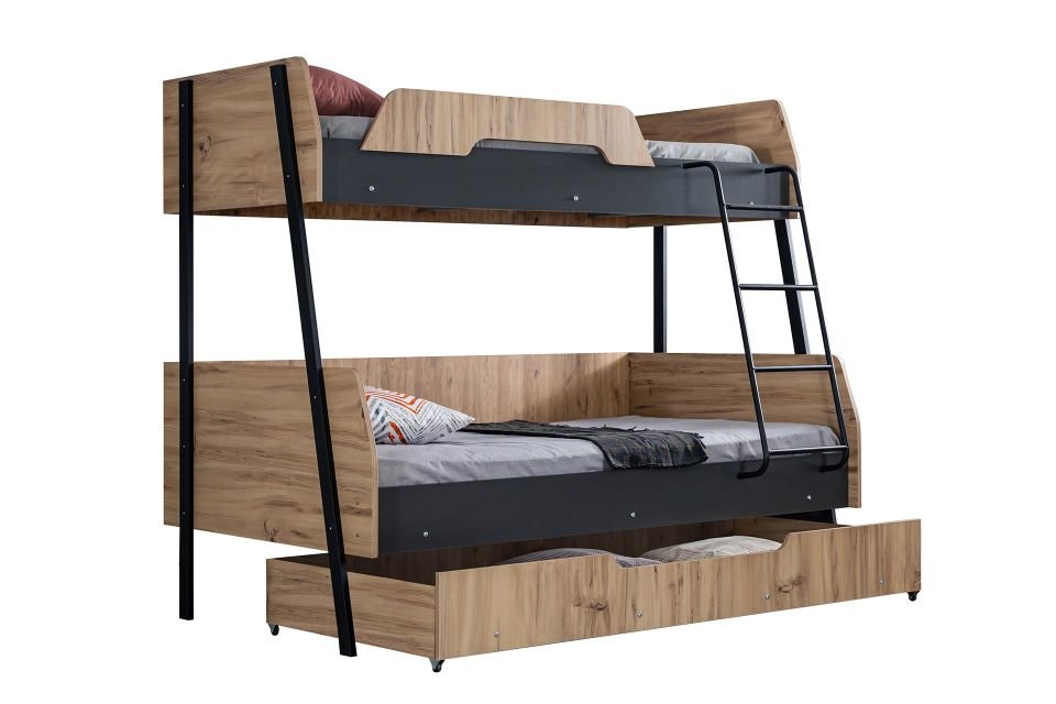 Alba Yavrulu Geniş Ranza Antrasit