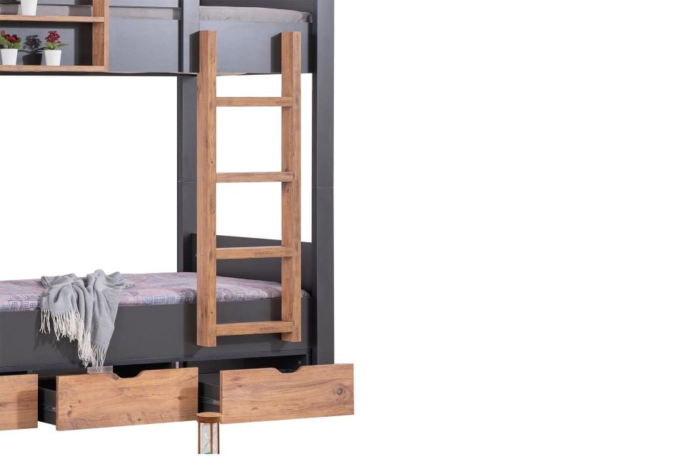 Asya Ayrılabilir Çekmeceli Ranza