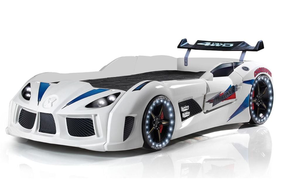 Audi V7 Arabalı Yatak Rüzgarlıklı Full Ledli