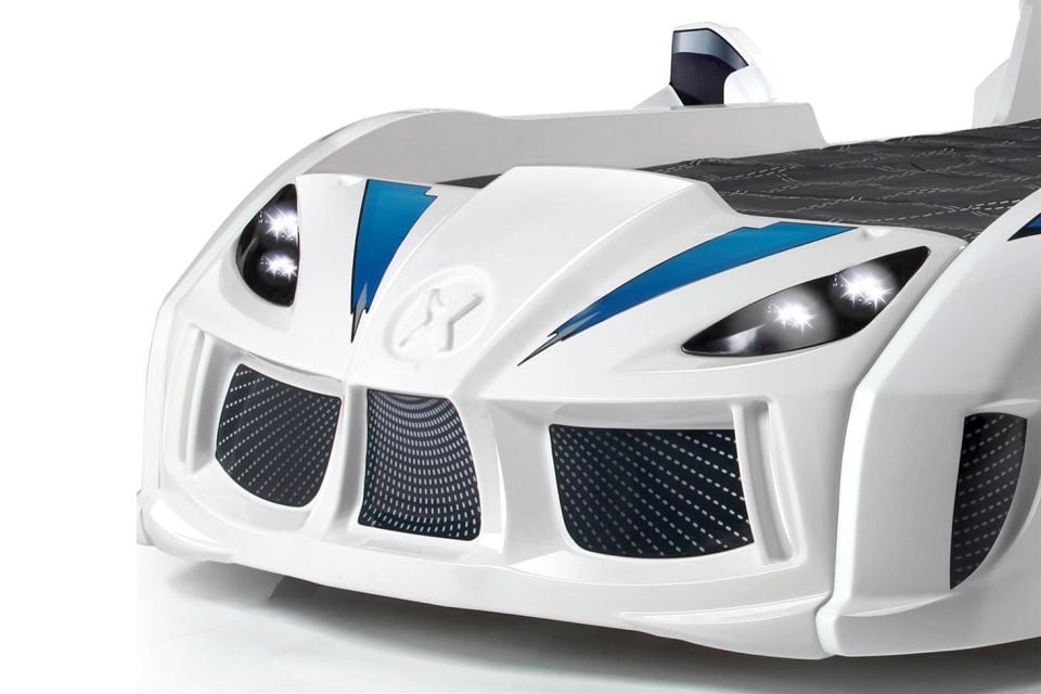 Audi V7 Arabalı Yatak Rüzgarlıklı Full Ledli