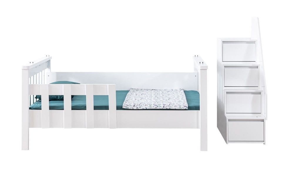 Diva MDF Profil Ayrılabilir Yavrulu Ranza Beyaz