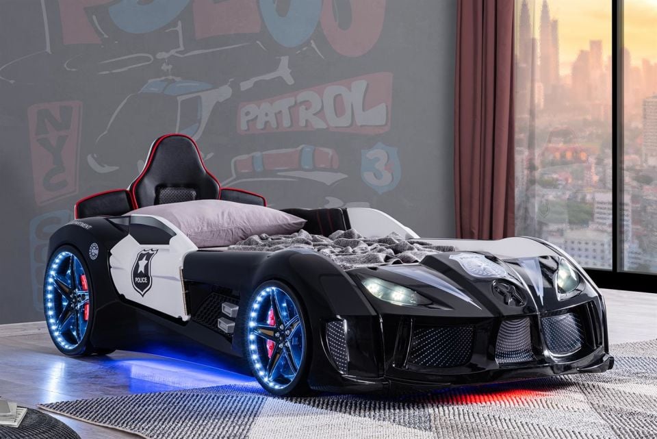 Police Arabalı Yatak Koltuklu Full Ledli