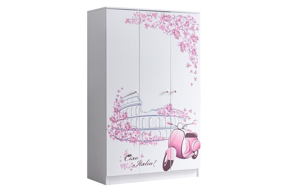 Pisa Ranza Karyola Masa 3 Kapaklı Dolap