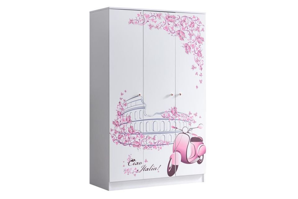 Pisa Ranza Karyola Masa 3 Kapaklı Dolap