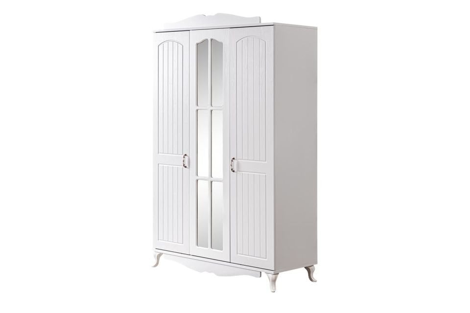 Su Ranza Karyola Çalışma Masası 3 Kapaklı Dolap