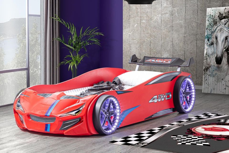 Merso Rüzgarlıklı Full Ledli Arabalı Yatak