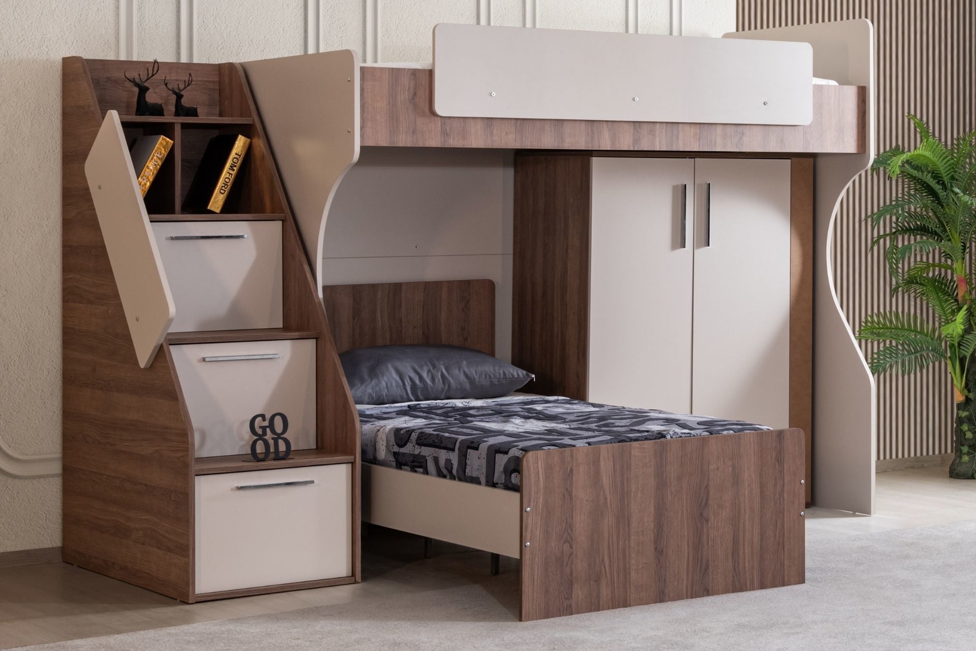 Milano Ranza Karyola 2 Kapaklı Dolap