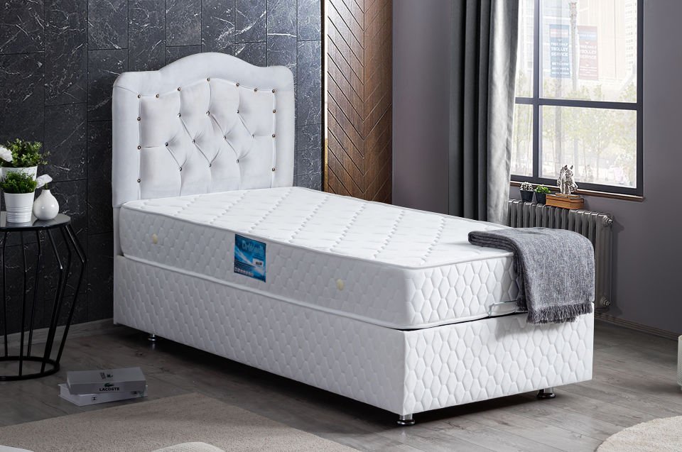 Şah Baza Başlık Ortho Soft Yatak Seti 100 x 200 - Beyaz