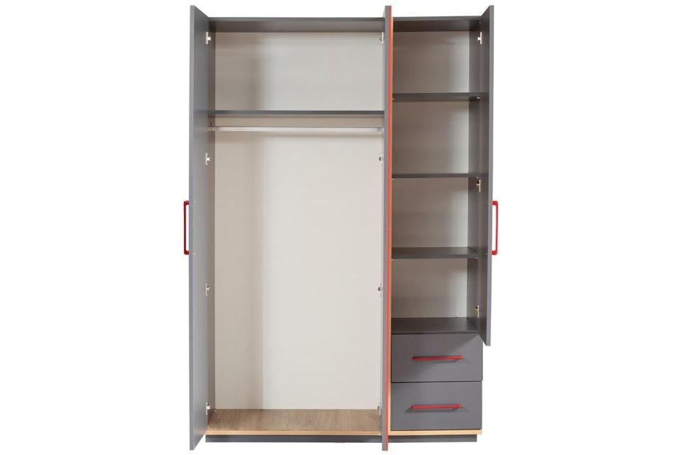 Antre 3 Kapaklı Aynalı Dolap