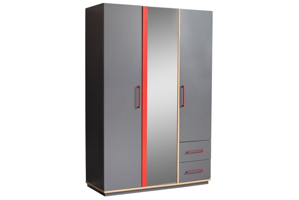 Antre 3 Kapaklı Aynalı Dolap