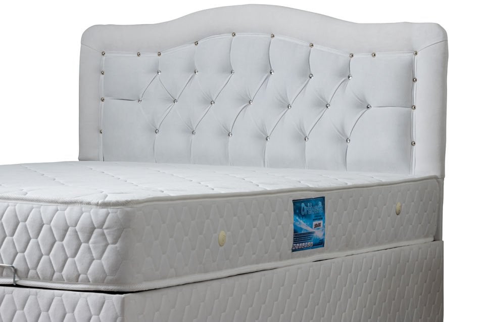 Şah Baza Başlık Ortho Soft Yatak Seti 160 x 200 - Beyaz