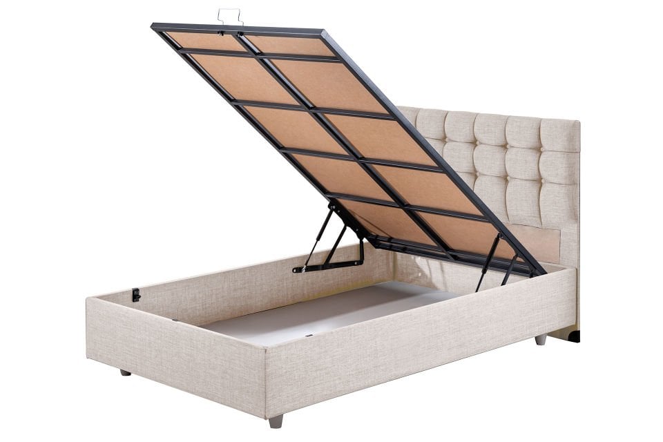 Venedik Baza Başlık Comfort Yatak Seti 120 x 200 - Krem