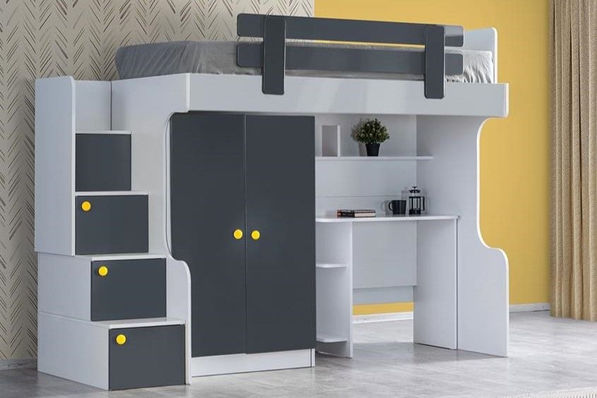 Metris Ranza 2 Kapaklı Dolap Masa