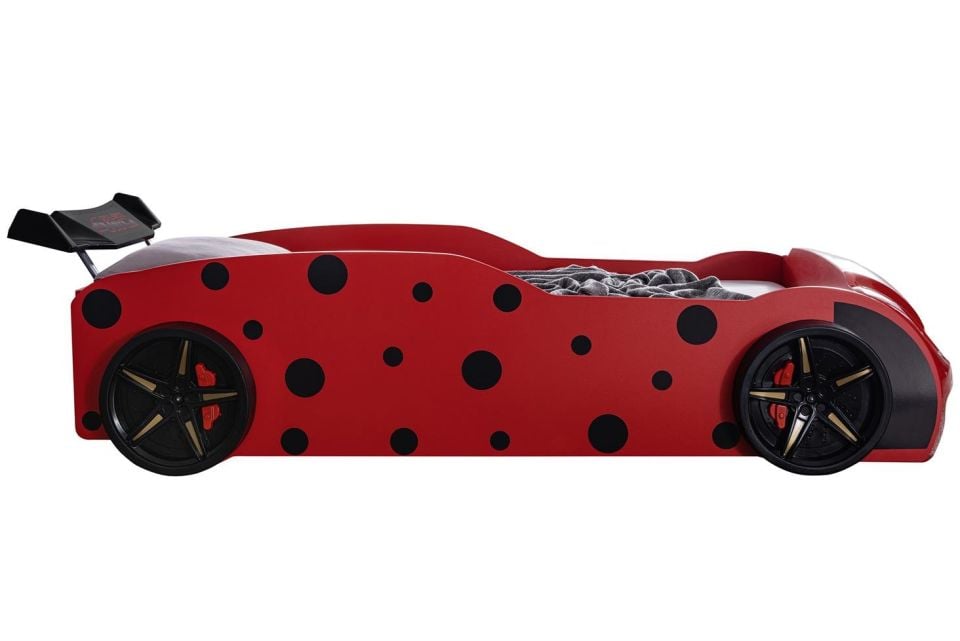 Uğur Böceği Rüzgarlıklı Arabalı Yatak