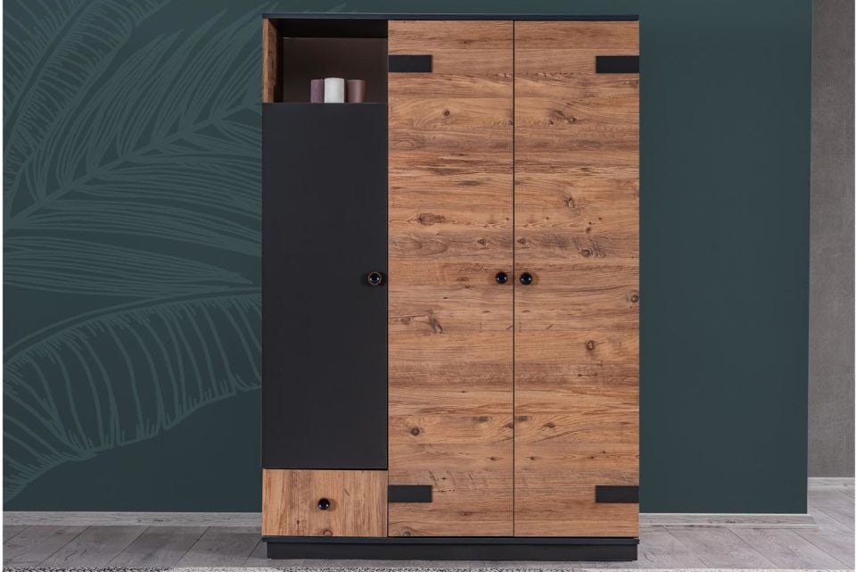 Milas 3 Kapaklı Dolap