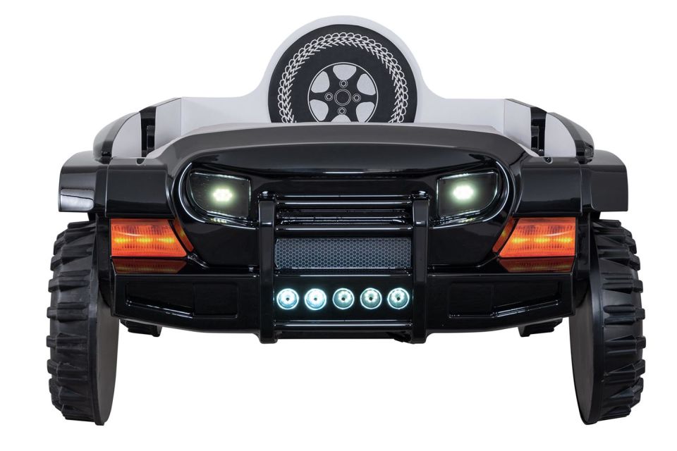 Jeep Superlux Ledli Arabalı Yatak siyah