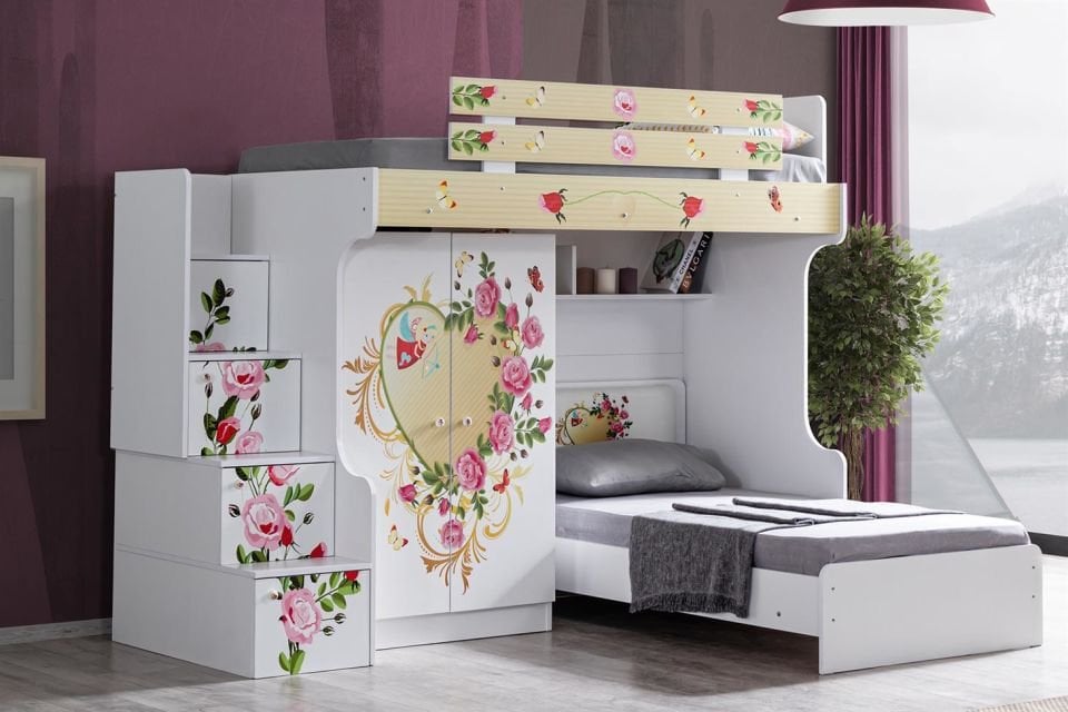 Mira Ranza Karyola 2 Kapaklı Dolap