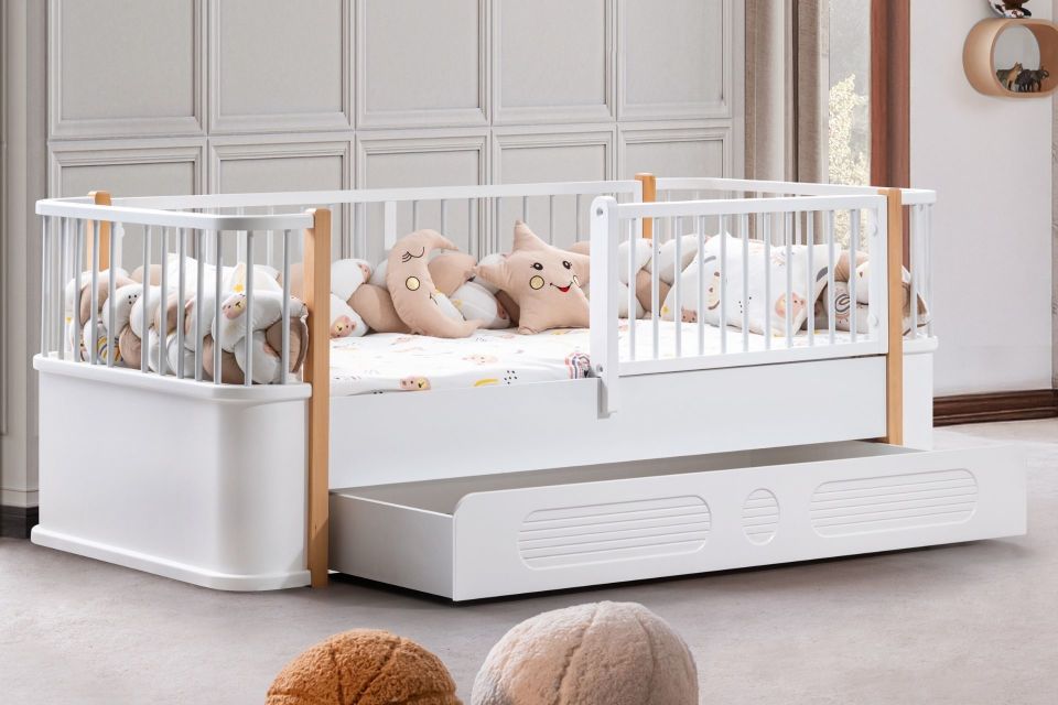 Antalya Yavrulu Montessori Karyola - Ceviz