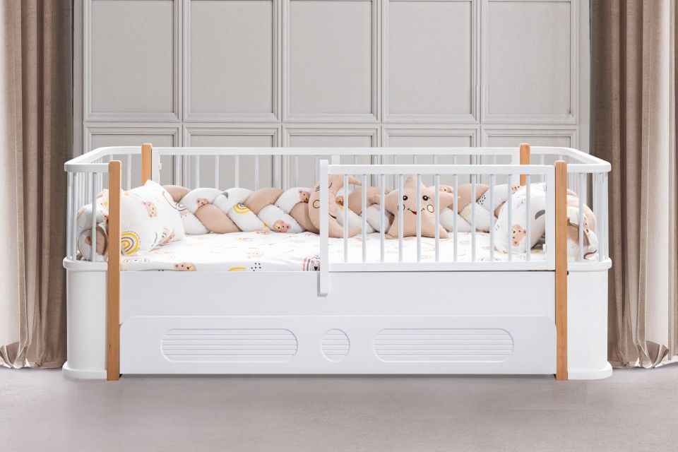 Antalya Yavrulu Montessori Karyola - Ceviz