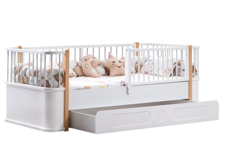 Antalya Yavrulu Montessori Karyola - Ceviz