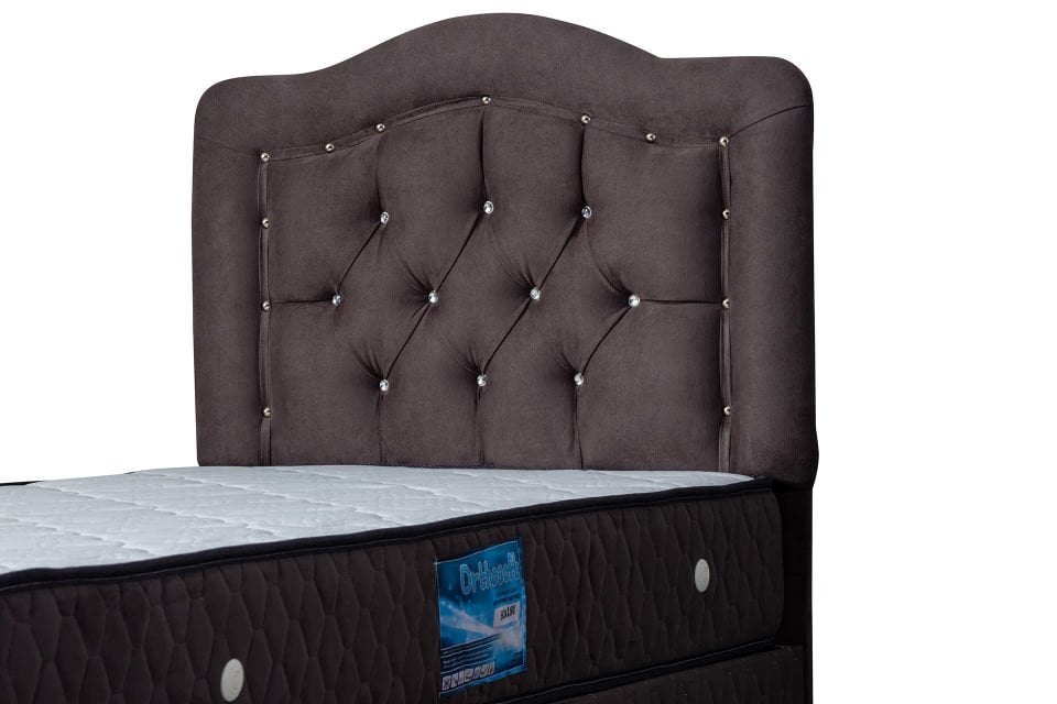 Şah Baza Başlık Ortho Soft Yatak Seti 90 x 190 - Antrasit