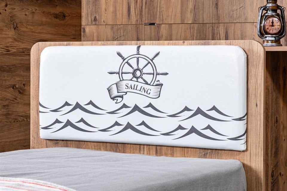 Kaptan Ranza Karyola 2 Kapaklı Dolap