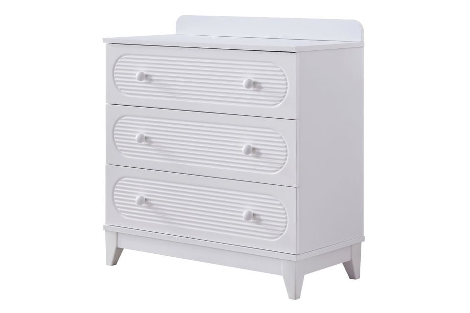 Perla Şifonyer - Beyaz