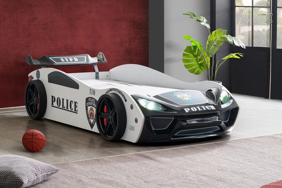 Police Rüzgarlıklı Arabalı Yatak