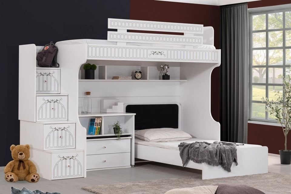 Londra Ranza Karyola Oturaklı Çalışma Masası