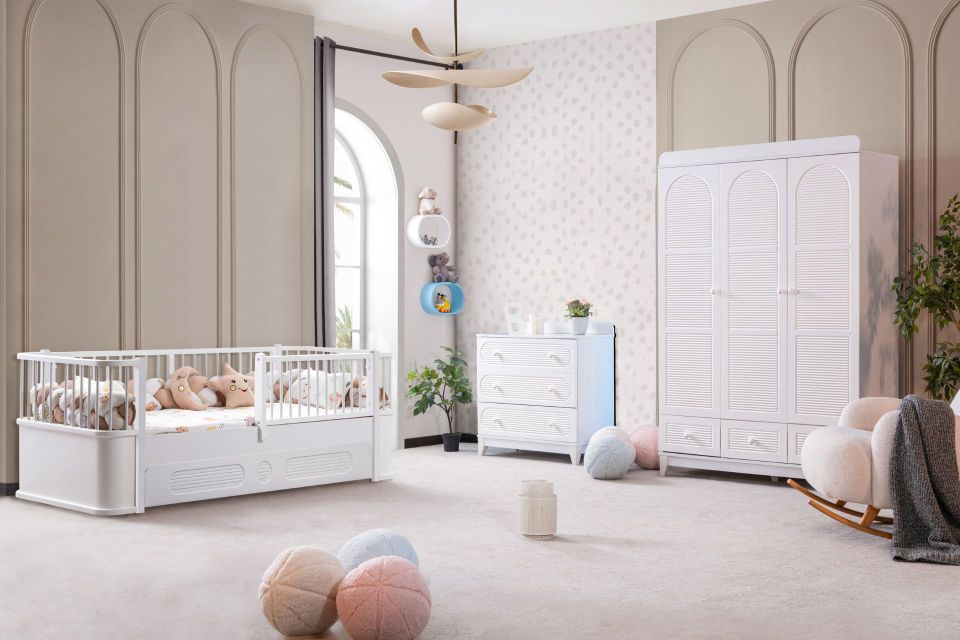 Antalya Çocuk Odası Takımı - Beyaz