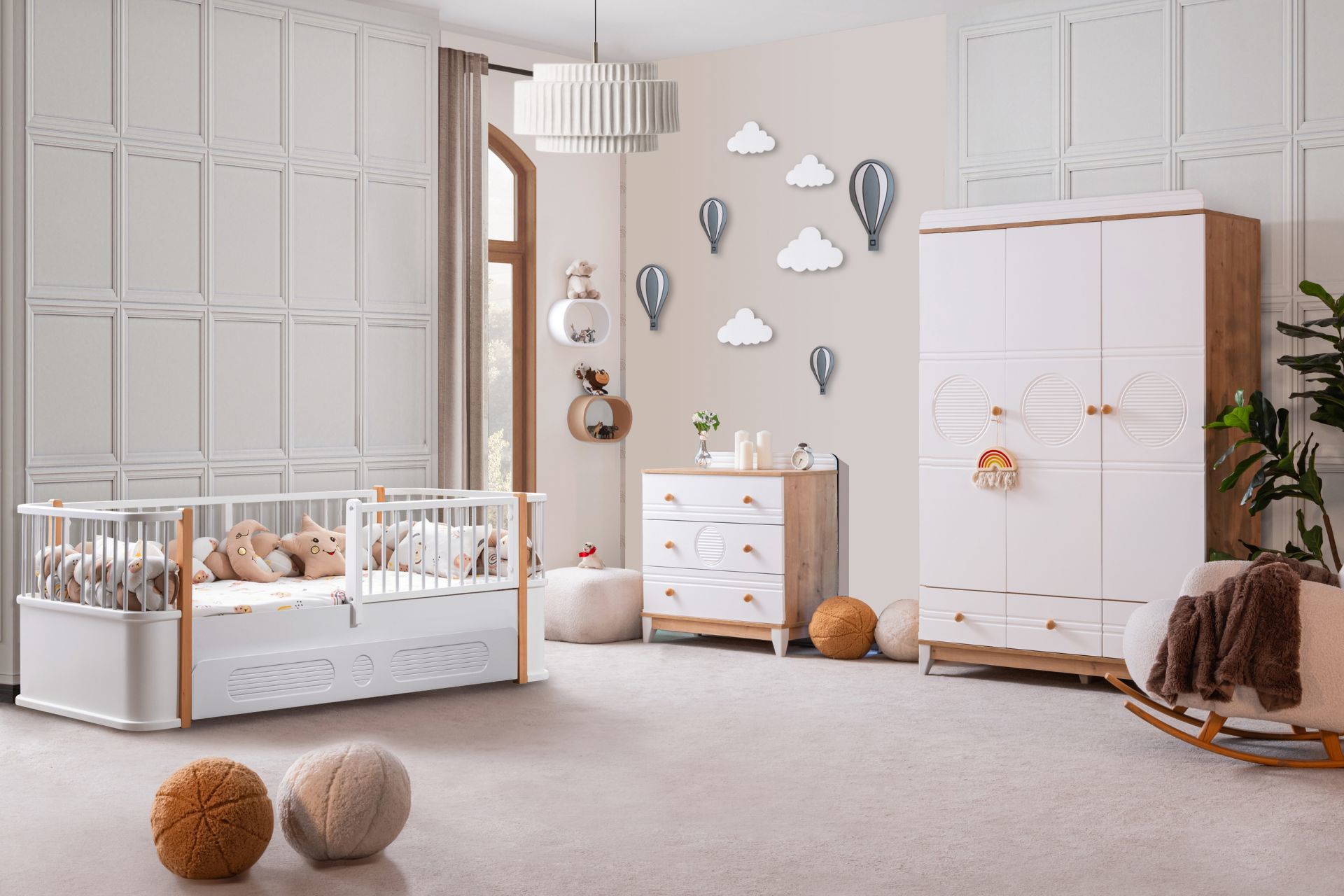 Antalya Çocuk Odası Takımı - Ceviz