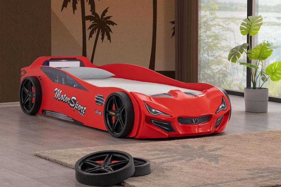 V-Sport Arabalı yatak Kırmızı
