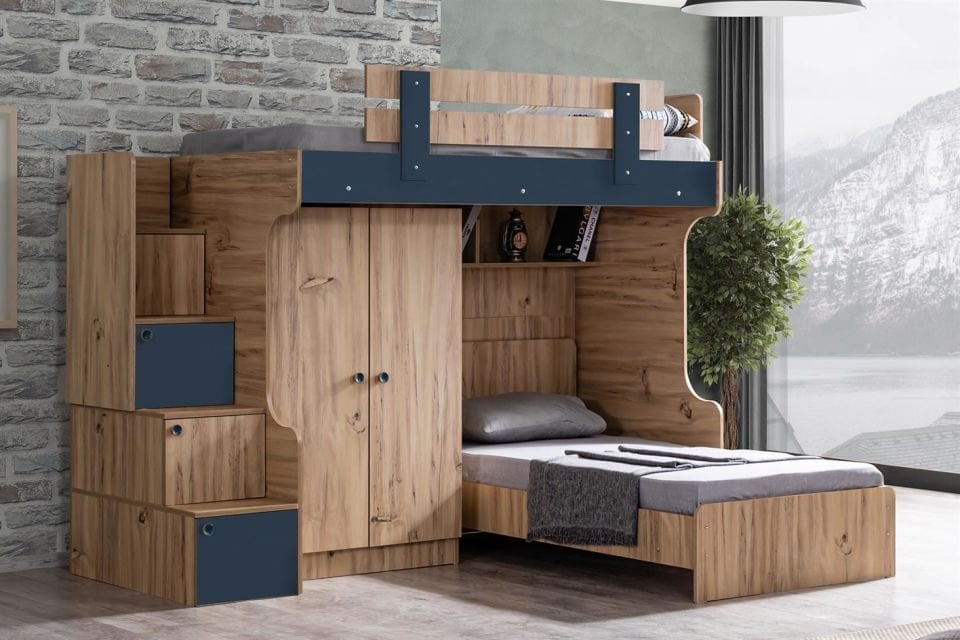 Riva Ranza Karyola 2 Kapaklı Dolap