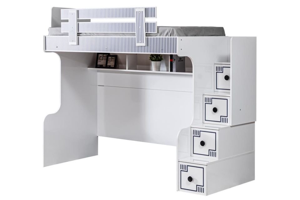 Çizgi Ranza 2 Kapaklı Dolap Masa