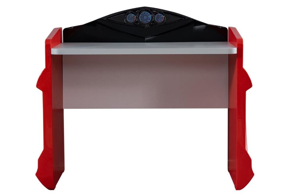 Sports Arabalı Yatak Uyumlu Çalışma Masası - Kırmızı