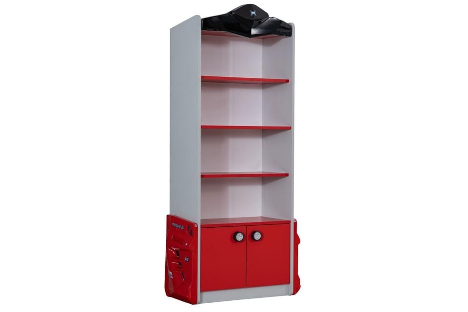 Sports Merso Arabalı Yataklı Çocuk Odası Takımı - Kırmızı