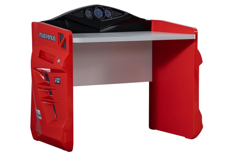 Sports Mercedes Arabalı Yataklı Çocuk Odası Takımı - Kırmızı